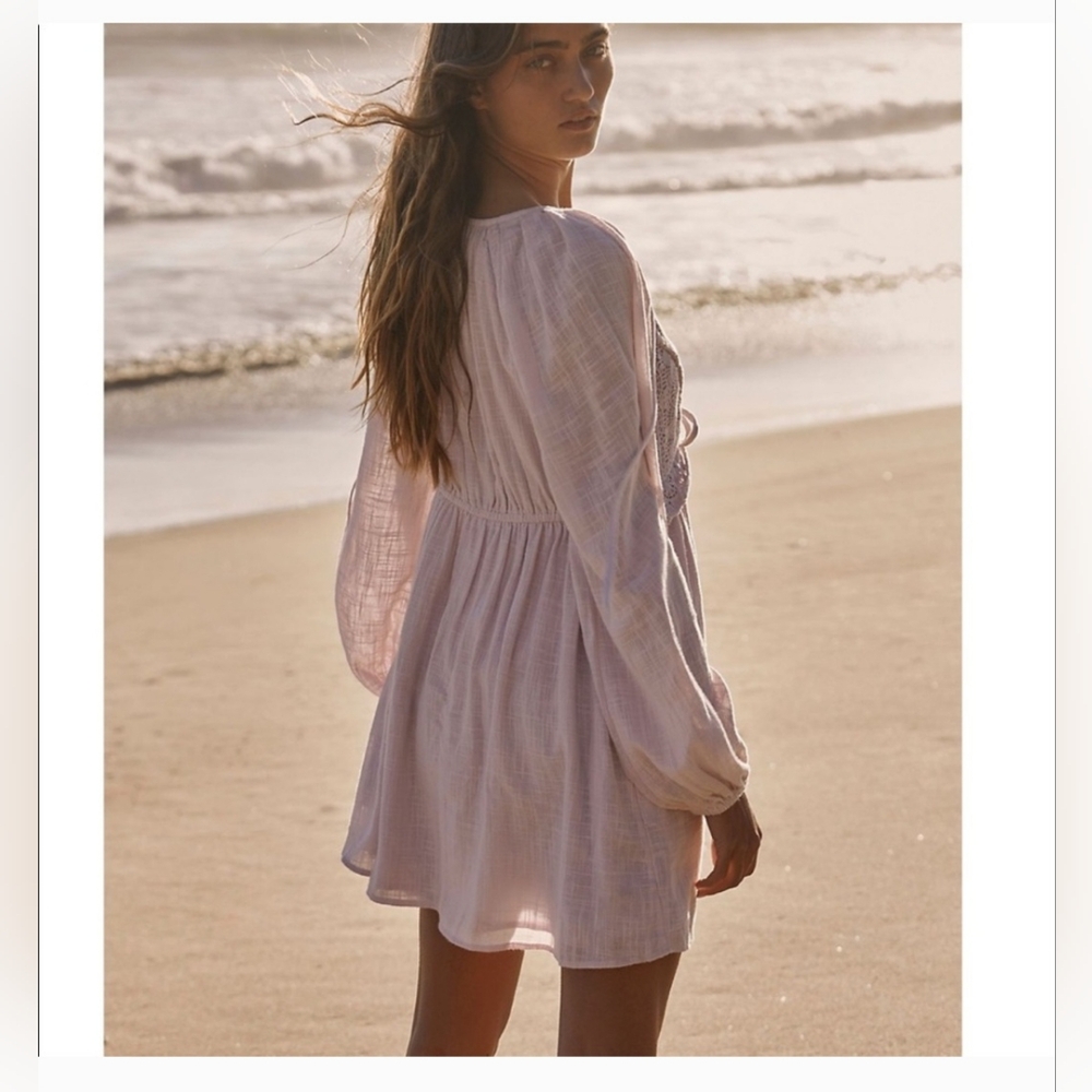 NWOT Free People Summer Struttin' Crochet Dress Size Small - Picture 4 of 7